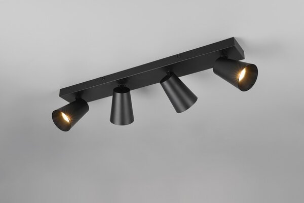 Φωτιστικό Σποτ Trio Lighting SHARP 817100432 Μαύρο Ματ (Black Mat)