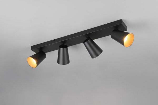 Φωτιστικό Σποτ Trio Lighting SHARP 817100432 Μαύρο Ματ (Black Mat)