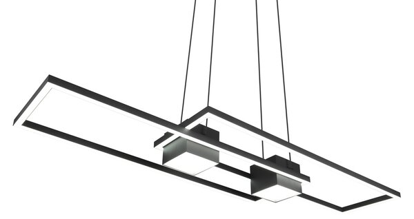 Φωτιστικό Κρεμαστό Trio Lighting ALBANY 347710432 Μαύρο Ματ (Black Mat) 2700 - 6500K