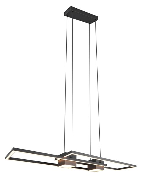 Φωτιστικό Κρεμαστό Trio Lighting ALBANY 347710432 Μαύρο Ματ (Black Mat) 2700 - 6500K