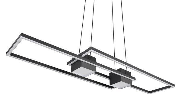 Φωτιστικό Κρεμαστό Trio Lighting ALBANY 347710432 Μαύρο Ματ (Black Mat) 2700 - 6500K
