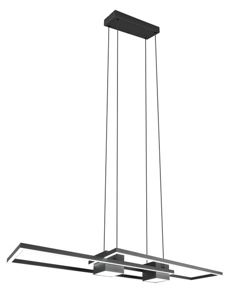 Φωτιστικό Κρεμαστό Trio Lighting ALBANY 347710432 Μαύρο Ματ (Black Mat) 2700 - 6500K