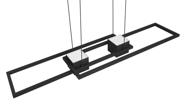 Φωτιστικό Κρεμαστό Trio Lighting ALBANY 347710432 Μαύρο Ματ (Black Mat) 2700 - 6500K