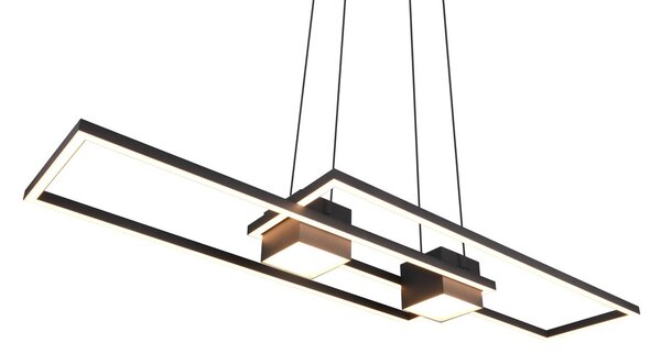 Φωτιστικό Κρεμαστό Trio Lighting ALBANY 347710432 Μαύρο Ματ (Black Mat) 2700 - 6500K