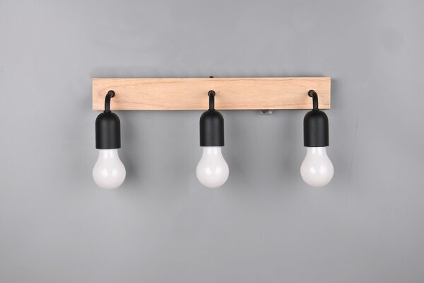 Φωτιστικό Επίτοιχο Trio Lighting ARTURO 284470332 Wood Coloured