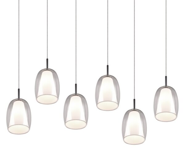 Φωτιστικό Κρεμαστό Trio Lighting BARRET 317500606 Χρώμιο (Chrome)