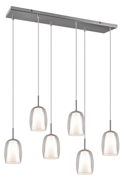 Φωτιστικό Κρεμαστό Trio Lighting BARRET 317500606 Χρώμιο (Chrome)