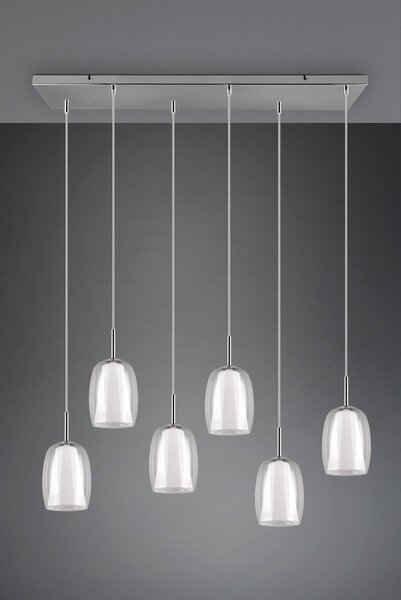 Φωτιστικό Κρεμαστό Trio Lighting BARRET 317500606 Χρώμιο (Chrome)
