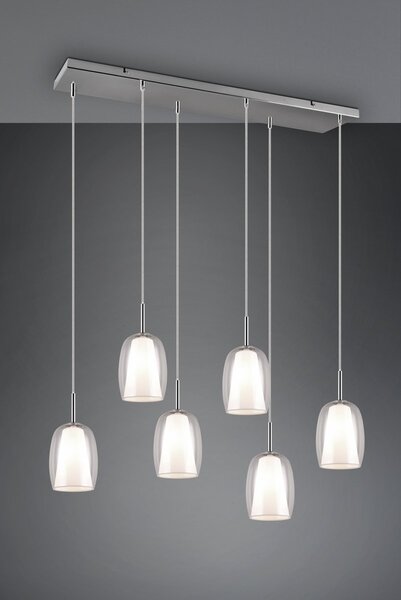 Φωτιστικό Κρεμαστό Trio Lighting BARRET 317500606 Χρώμιο (Chrome)