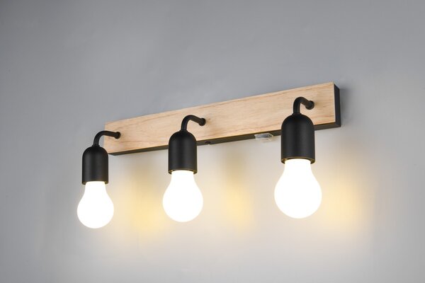 Φωτιστικό Επίτοιχο Trio Lighting ARTURO 284470332 Wood Coloured