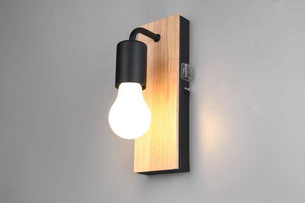 Φωτιστικό Επίτοιχο Trio Lighting ARTURO 284470132 Wood Coloured