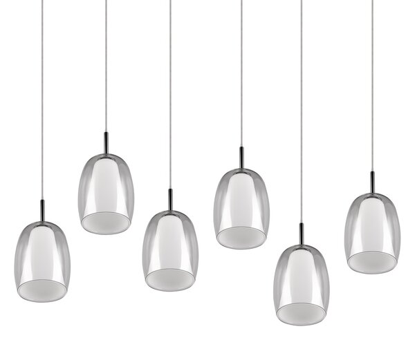 Φωτιστικό Κρεμαστό Trio Lighting BARRET 317500606 Χρώμιο (Chrome)