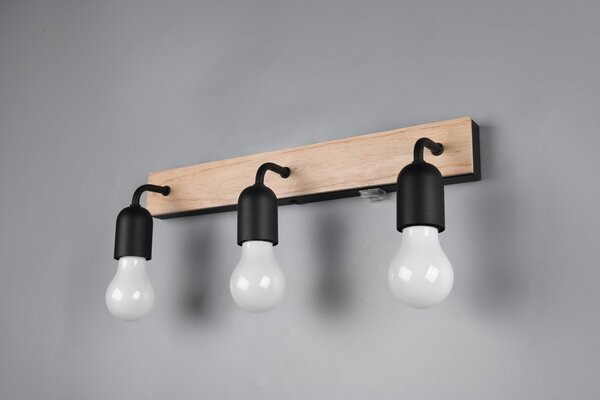 Φωτιστικό Επίτοιχο Trio Lighting ARTURO 284470332 Wood Coloured