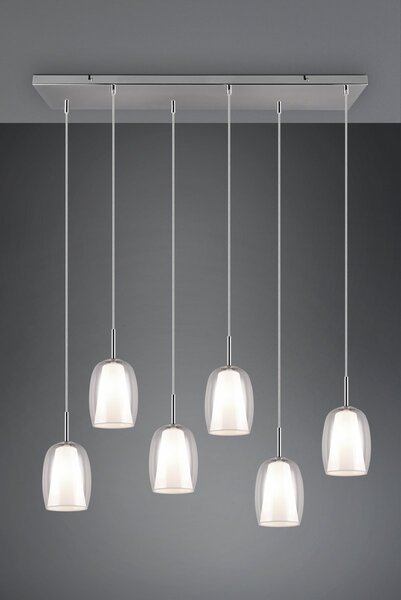 Φωτιστικό Κρεμαστό Trio Lighting BARRET 317500606 Χρώμιο (Chrome)