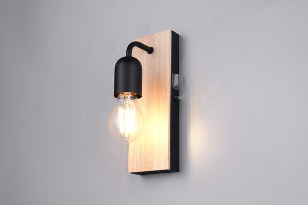 Φωτιστικό Επίτοιχο Trio Lighting ARTURO 284470132 Wood Coloured