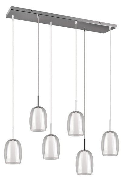 Φωτιστικό Κρεμαστό Trio Lighting BARRET 317500606 Χρώμιο (Chrome)