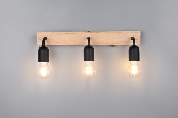 Φωτιστικό Επίτοιχο Trio Lighting ARTURO 284470332 Wood Coloured