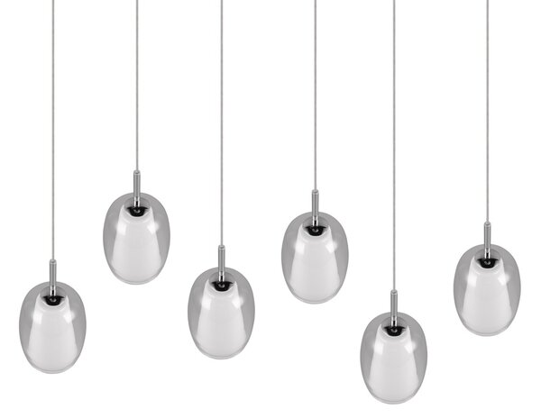 Φωτιστικό Κρεμαστό Trio Lighting BARRET 317500606 Χρώμιο (Chrome)