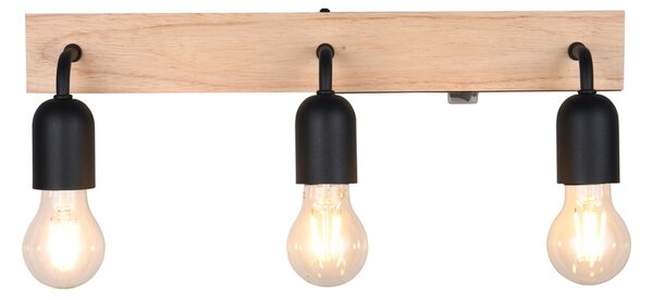 Φωτιστικό Επίτοιχο Trio Lighting ARTURO 284470332 Wood Coloured
