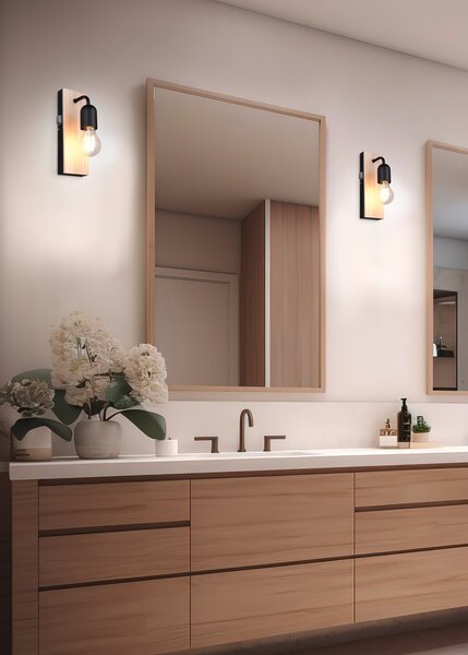 Φωτιστικό Επίτοιχο Trio Lighting ARTURO 284470132 Wood Coloured