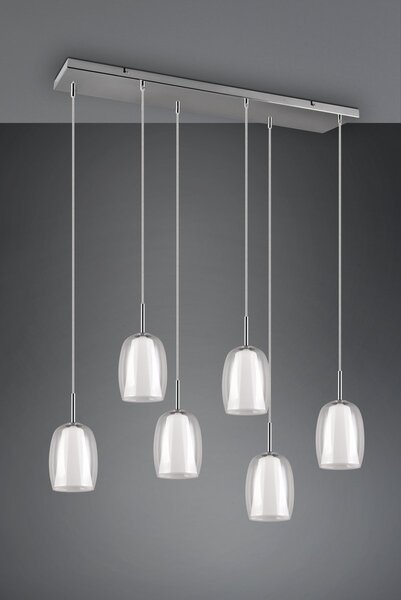 Φωτιστικό Κρεμαστό Trio Lighting BARRET 317500606 Χρώμιο (Chrome)