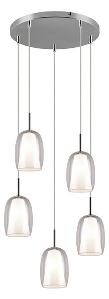 Φωτιστικό Κρεμαστό Trio Lighting BARRET 317530506 Χρώμιο (Chrome)