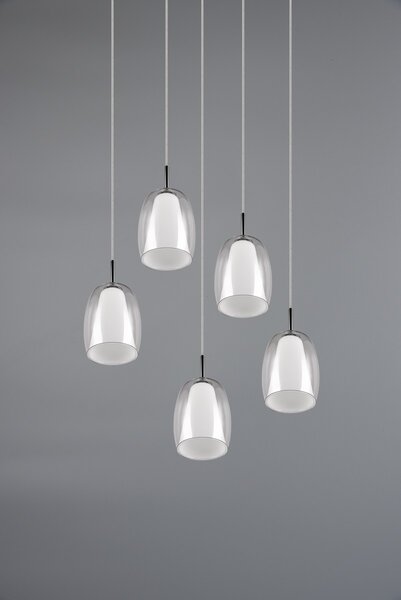Φωτιστικό Κρεμαστό Trio Lighting BARRET 317530506 Χρώμιο (Chrome)