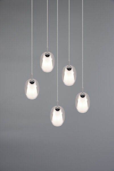 Φωτιστικό Κρεμαστό Trio Lighting BARRET 317530506 Χρώμιο (Chrome)