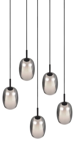 Φωτιστικό Κρεμαστό Trio Lighting BARRET 317530554 Μαύρο Ματ (Black Mat)