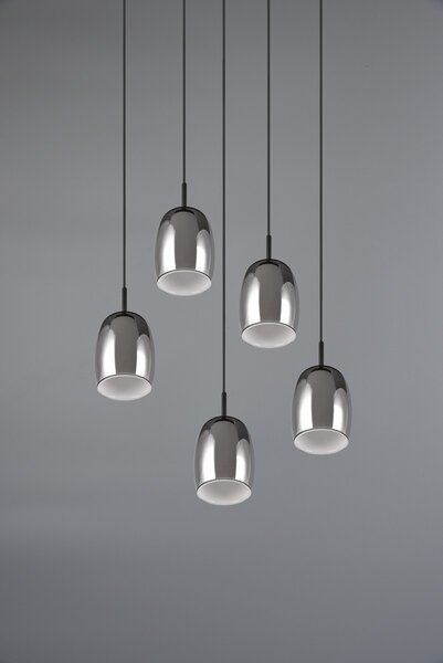 Φωτιστικό Κρεμαστό Trio Lighting BARRET 317530554 Μαύρο Ματ (Black Mat)