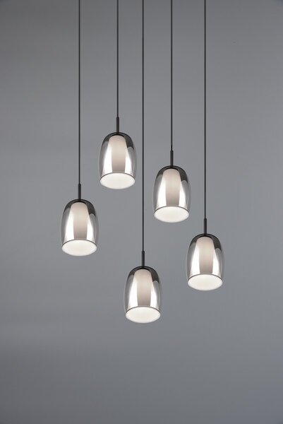 Φωτιστικό Κρεμαστό Trio Lighting BARRET 317530554 Μαύρο Ματ (Black Mat)