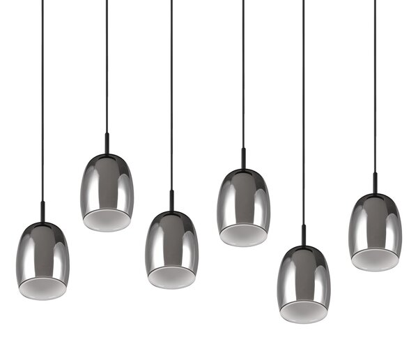 Φωτιστικό Κρεμαστό Trio Lighting BARRET 317500654 Μαύρο Ματ (Black Mat)