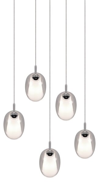 Φωτιστικό Κρεμαστό Trio Lighting BARRET 317530506 Χρώμιο (Chrome)