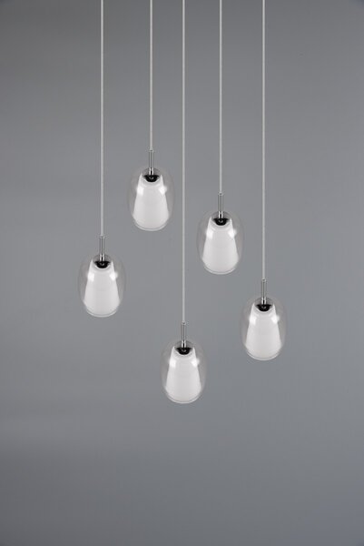 Φωτιστικό Κρεμαστό Trio Lighting BARRET 317530506 Χρώμιο (Chrome)
