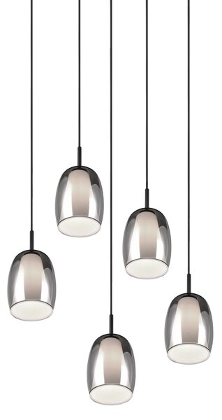 Φωτιστικό Κρεμαστό Trio Lighting BARRET 317530554 Μαύρο Ματ (Black Mat)