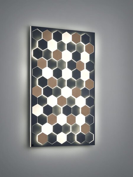 Φωτιστικό Επίτοιχο Cinque CIFAVO 245490132 Μαύρο Ματ (Black Mat) 2000 - 4000K