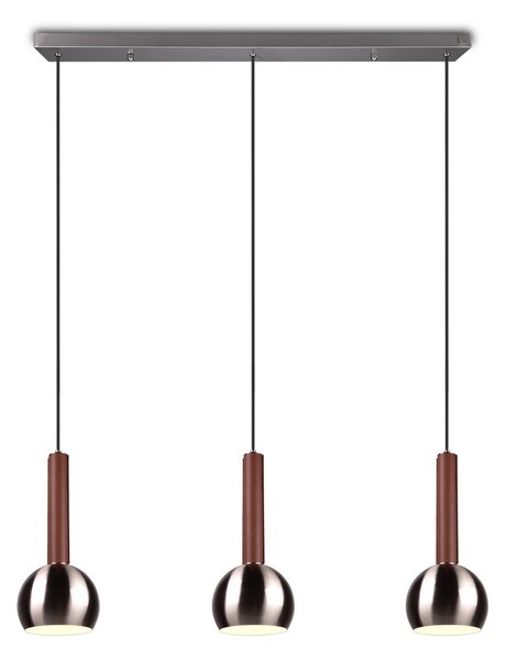 Φωτιστικό Κρεμαστό Cinque CILIANA 316300307 Νίκελ ματ (Nickel Mat- Satin)