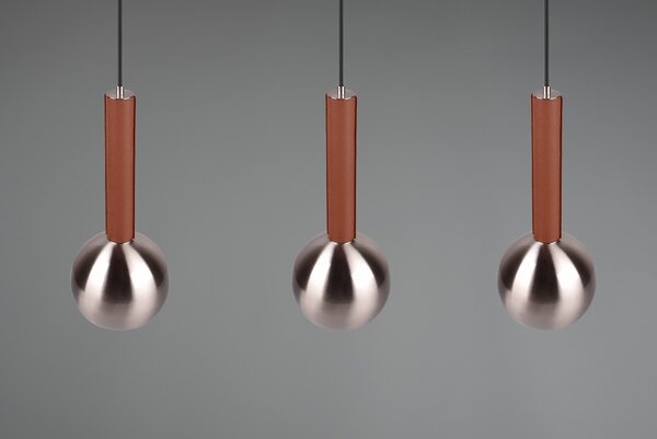 Φωτιστικό Κρεμαστό Cinque CILIANA 316300307 Νίκελ ματ (Nickel Mat- Satin)