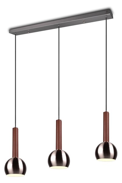 Φωτιστικό Κρεμαστό Cinque CILIANA 316300307 Νίκελ ματ (Nickel Mat- Satin)