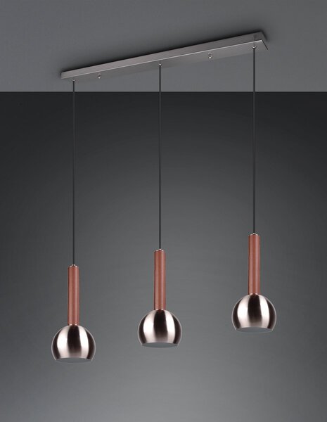 Φωτιστικό Κρεμαστό Cinque CILIANA 316300307 Νίκελ ματ (Nickel Mat- Satin)