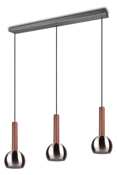 Φωτιστικό Κρεμαστό Cinque CILIANA 316300307 Νίκελ ματ (Nickel Mat- Satin)
