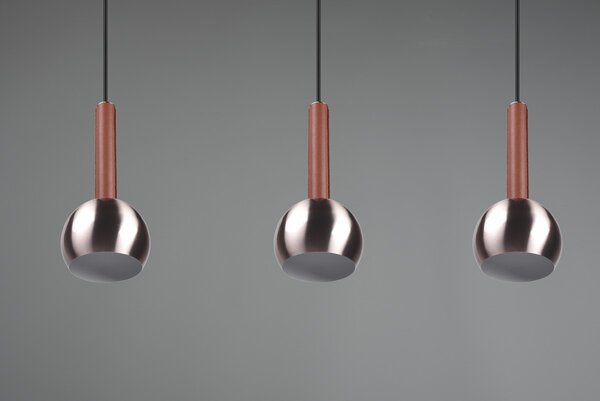 Φωτιστικό Κρεμαστό Cinque CILIANA 316300307 Νίκελ ματ (Nickel Mat- Satin)