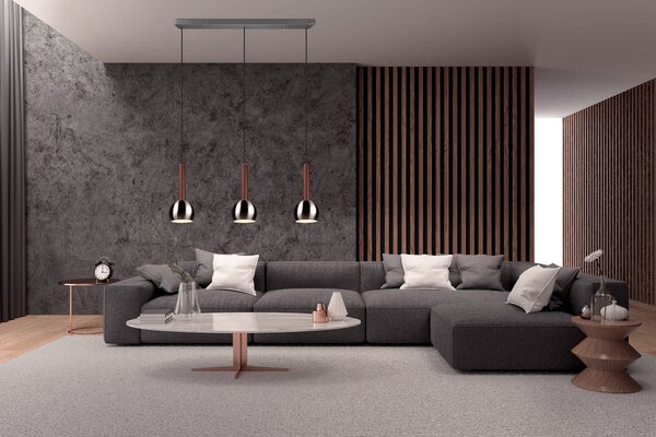 Φωτιστικό Κρεμαστό Cinque CILIANA 316300307 Νίκελ ματ (Nickel Mat- Satin)