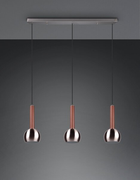 Φωτιστικό Κρεμαστό Cinque CILIANA 316300307 Νίκελ ματ (Nickel Mat- Satin)