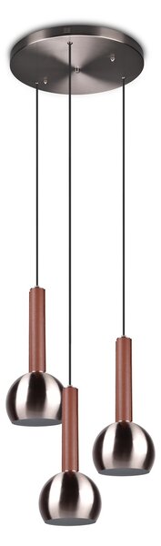 Φωτιστικό Κρεμαστό Cinque CILIANA 316330307 Νίκελ ματ (Nickel Mat- Satin)