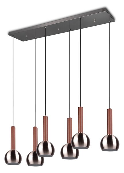 Φωτιστικό Κρεμαστό Cinque CILIANA 316300607 Νίκελ ματ (Nickel Mat- Satin)