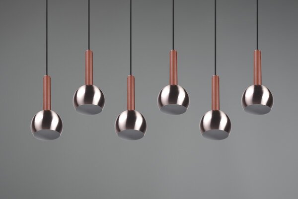 Φωτιστικό Κρεμαστό Cinque CILIANA 316300607 Νίκελ ματ (Nickel Mat- Satin)