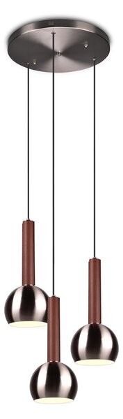 Φωτιστικό Κρεμαστό Cinque CILIANA 316330307 Νίκελ ματ (Nickel Mat- Satin)