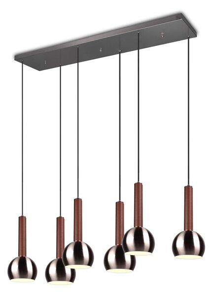 Φωτιστικό Κρεμαστό Cinque CILIANA 316300607 Νίκελ ματ (Nickel Mat- Satin)