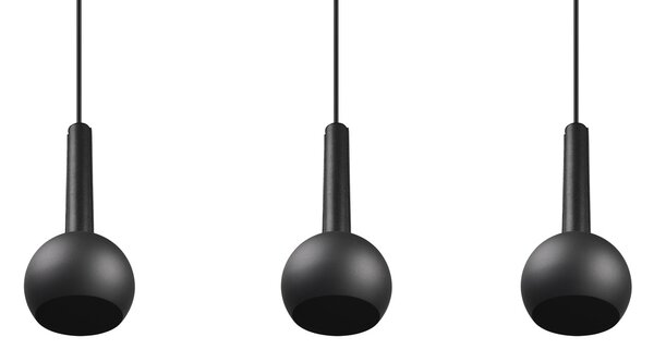 Φωτιστικό Κρεμαστό Cinque CILIANA 316300332 Μαύρο Ματ (Black Mat)